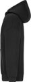 8043 - oversize mikina na zips s kapucňou