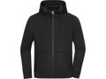 8043 - oversize mikina na zips s kapucňou