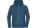 8043 - oversize mikina na zips s kapucňou