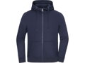 8043 - oversize mikina na zips s kapucňou