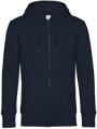 Pánská mikina s kapucňou a zipsom B&C KING Zipped Hood