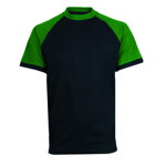 Tričko OLIVER čierno-zelené