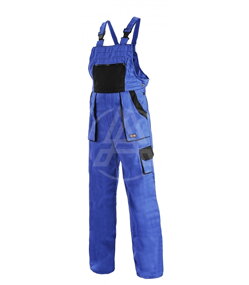 Trakové monterkové nohavice LUXY ROBIN modro-čierne
