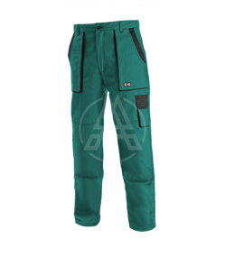 Monterkové nohavice LUX JOSEF zeleno-čierne