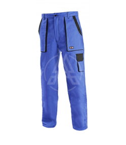 Monterkové nohavice LUX JOSEF modro-čierne