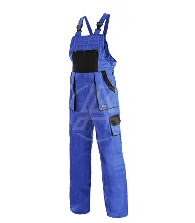 Trakové monterkové nohavice LUXY ROBIN modro-čierne 194cm