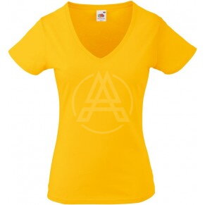 Tričko FOL Lady-Fit  Valueweight V-neck