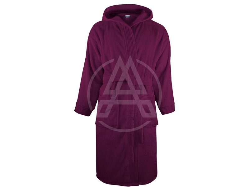 Bathrobe hooded župan