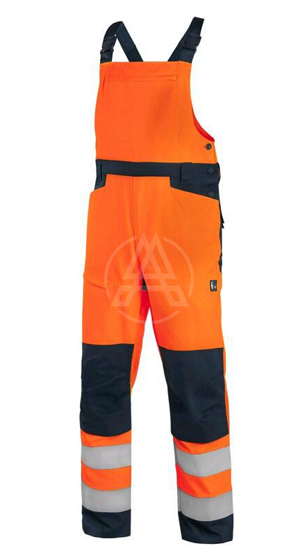Trakové monterkové nohavice CXS Halifax oranžové