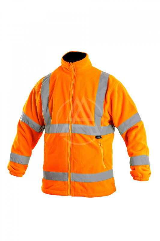 CXS PRESTON fleecová bunda oranžová