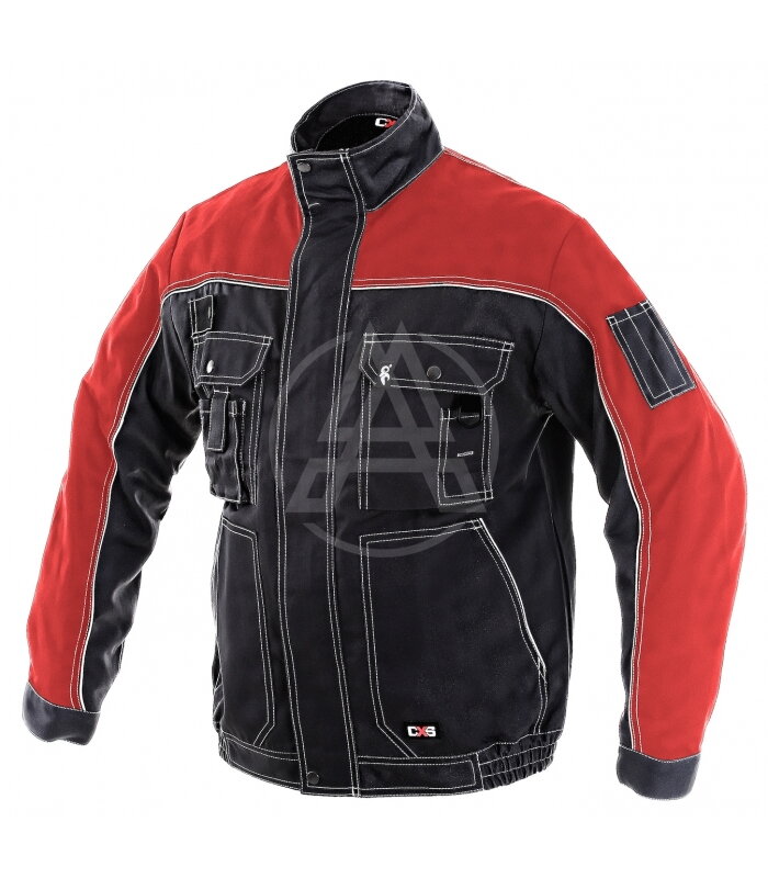 Monterková bunda CXS ORION OTAKAR čierno-červená