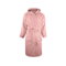Bathrobe hooded župan - salmon