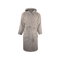 Bathrobe hooded župan - taupe