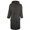 Bathrobe hooded župan - anthracite
