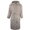 Bathrobe hooded župan - taupe